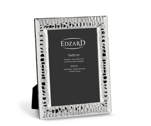 EDZARD Fotorahmen Gubbio für Foto 15 x 20 cm, edel versilbert, anlaufgeschützt , mit 2 Aufhängern