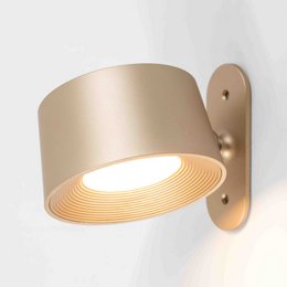 Schreibtischlampe Design LED auf Batterie weiß, mit Wandmontage