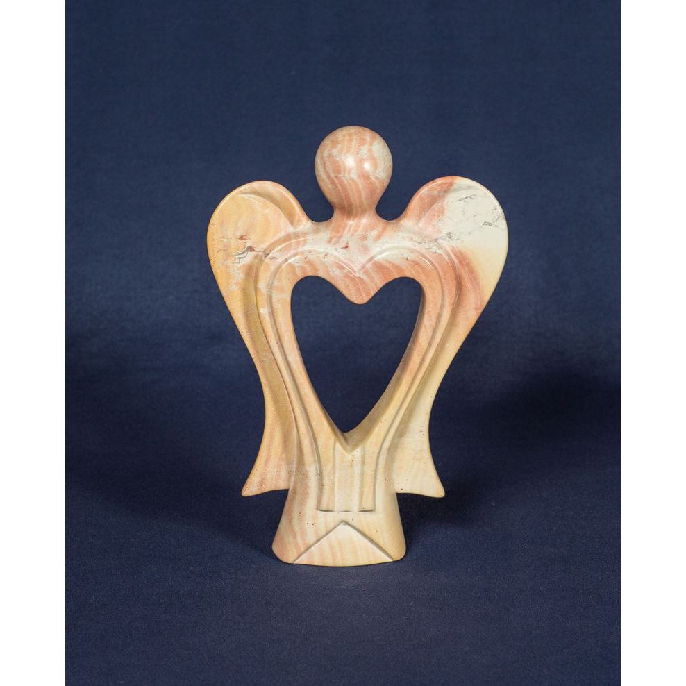 151 Angel with an Open Heart - Soapstone