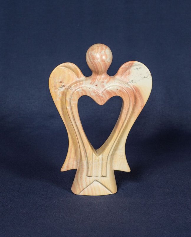 151 Angel with an Open Heart - Soapstone