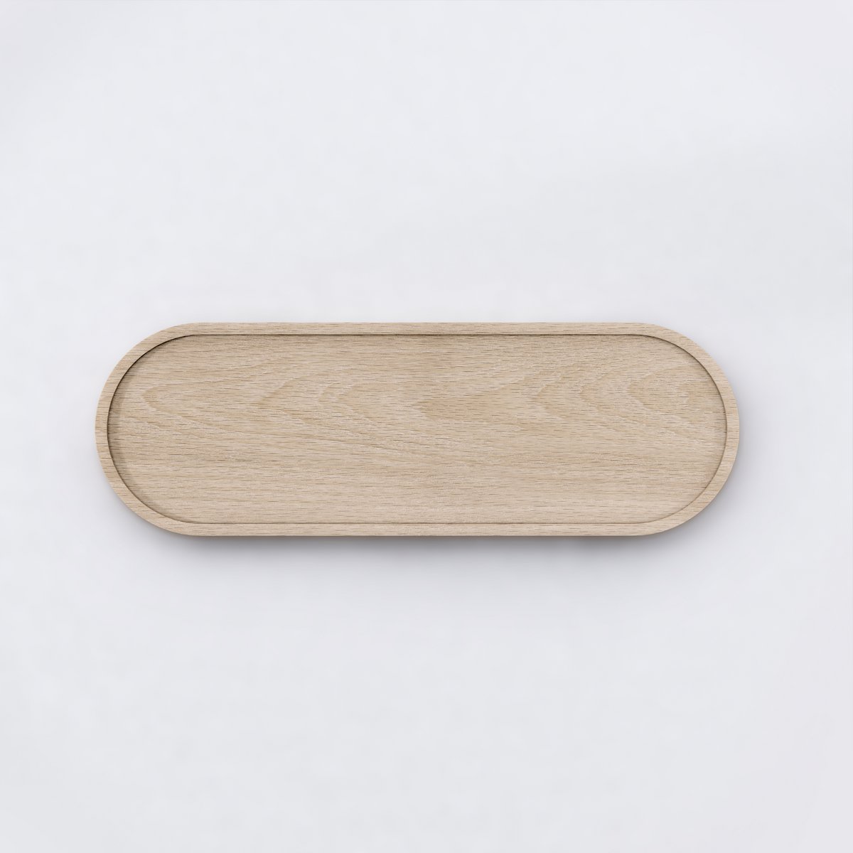 Vassoio organizer da scrivania in legno impilabile