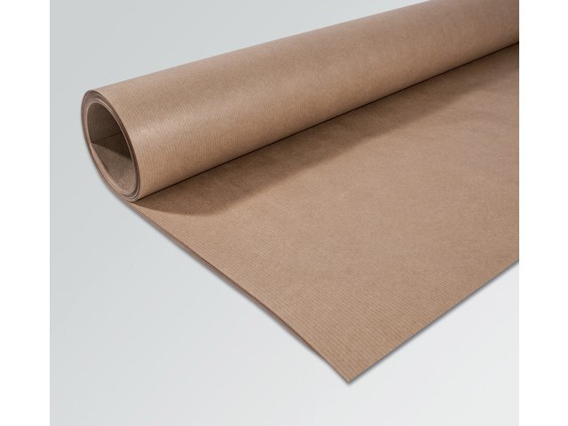 Sello de papel kraft 110x160cm marrón 50 u 80gr