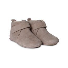 Klassische Wildlederstiefel - Taupe