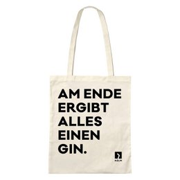 Juteposen - "It All Makes A Gin In The End" Indkøbstaske Tote Bag