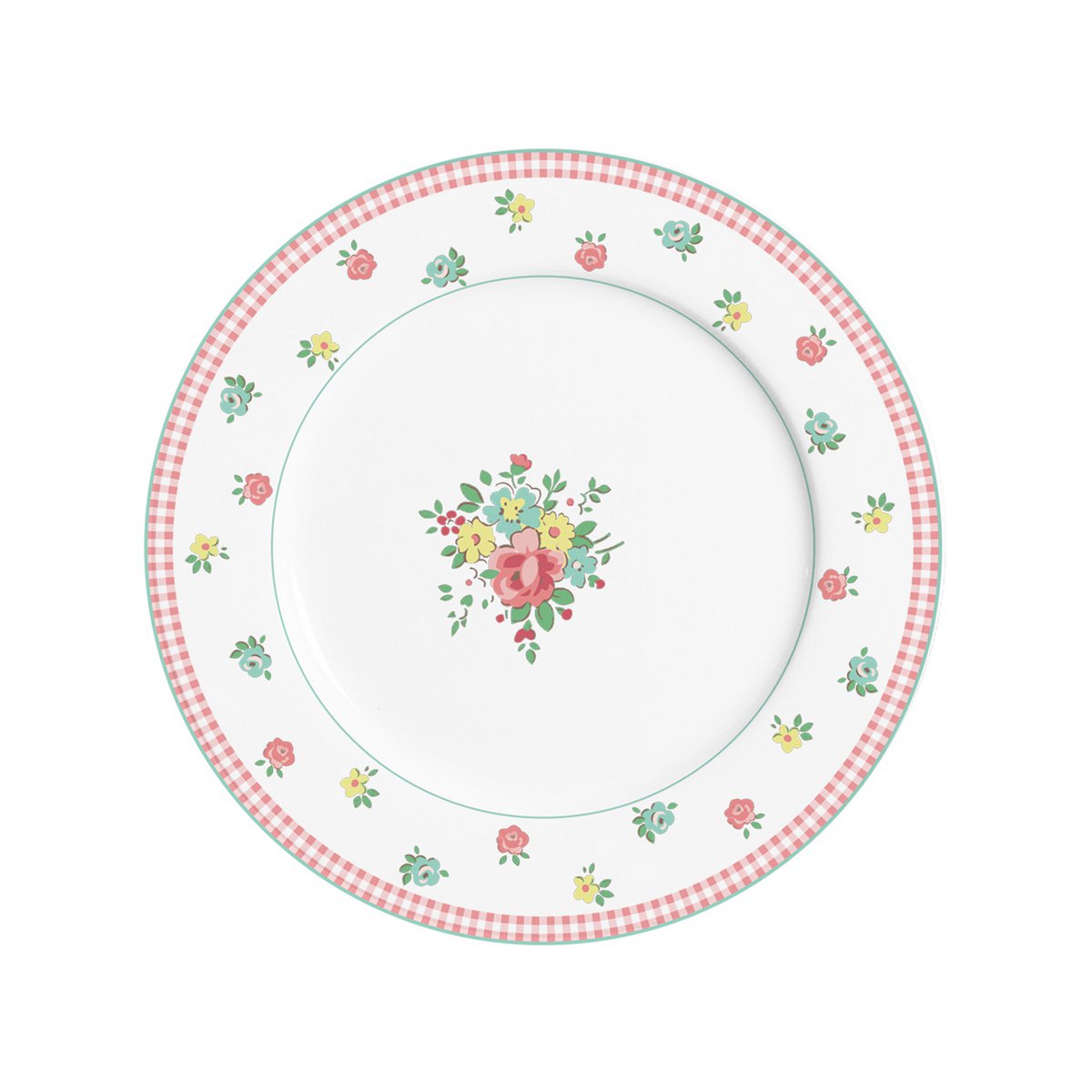 Piatto grande in porcellana Abby 23 cm Isabelle Rose