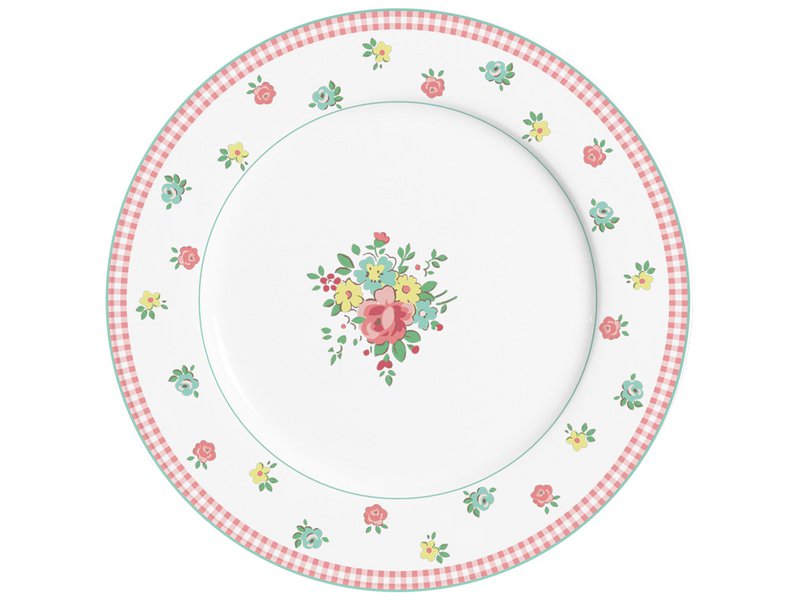 Piatto grande in porcellana Abby 23 cm Isabelle Rose