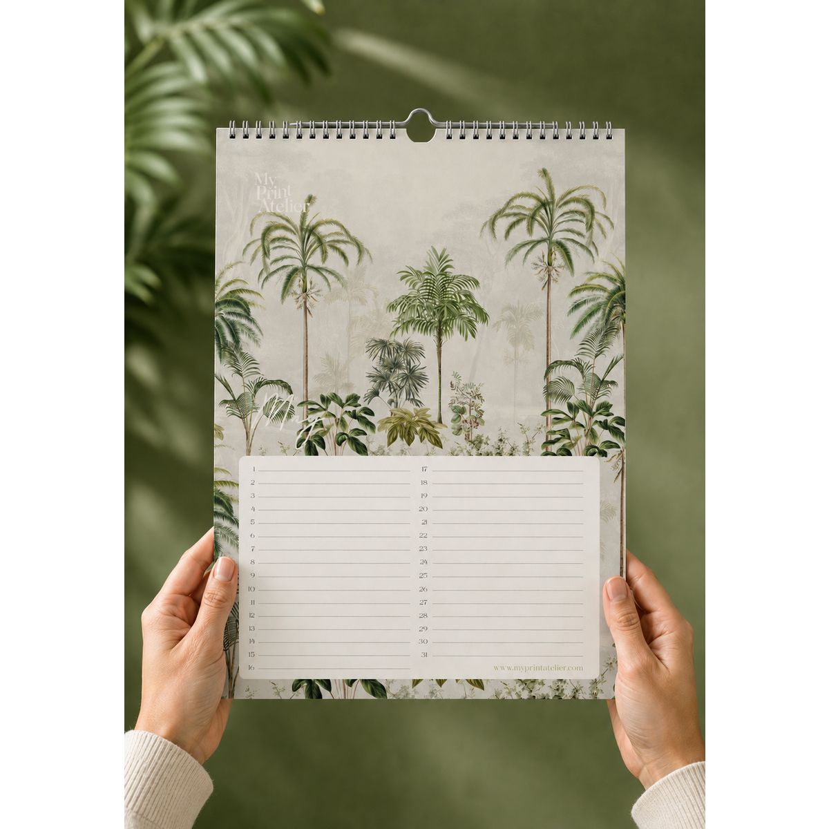 Birthday Calendar Signature Landscapes - Annet Weelink Design Landscapes - A4 - Perpetual Calendar - Premium Paper