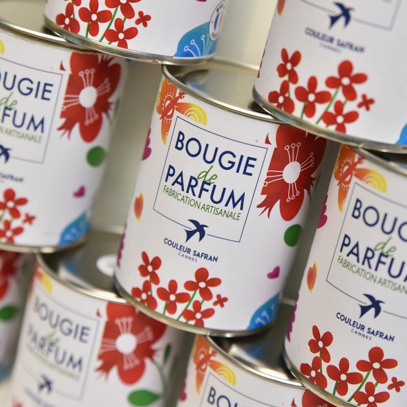 Artisanal Fig Blossom Perfume Candle & 100% Vegetable