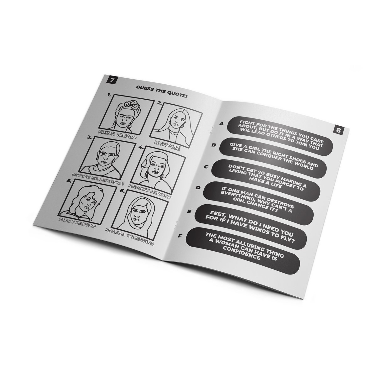 Iconic Women Coloring Activity Book