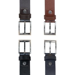 Leather Women's Belt Or Leather Men's Belt With Print Genuine Leather 4 cm Wide