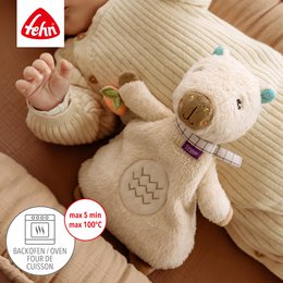 Heatable soft toy capybara