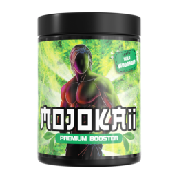 "Wild Woodruff | Premium Booster 500g | 50 servings - An energy drink powder with a natural woodruff flavor, providing 50 servings in a 500g container."
The image shows a container of a product called "Mojokit Premium Booster", which appears to be an energy drink powder supplement. Based on the product title and category, the relevant details that can be included in a search-friendly description are:
- Product name: Wild Woodruff | Premium Booster
- Product size: 500g
- Servings: 50
- Product category: Energy Drinks
- Flavor: Woodruff (a natural plant-based flavor)
This description covers the key details about the product that would be useful for a semantic search, without exceeding 20 words.