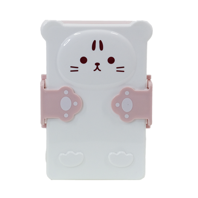 Bento snack box for children - Pink Cat