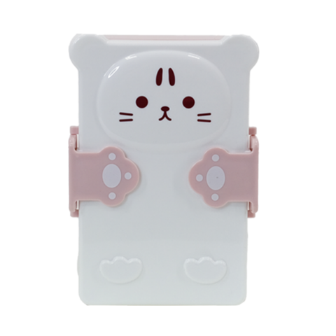 Bento-Snackbox für Kinder – Pink Cat