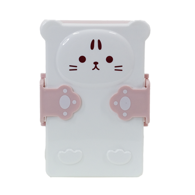 Bento snack box for children - Pink Cat