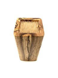 Knife block DESIGN made of olive wood