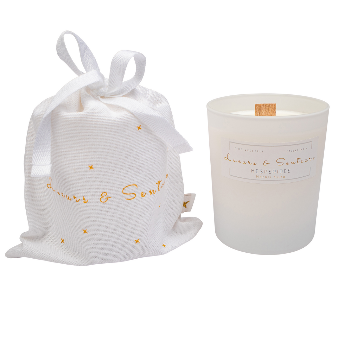 Neroli Yuzu Holzdochtkerze