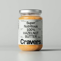 100% Hazelnut Butter, 6 Jars, 250g - A creamy, nutty hazelnut butter spread made from high-quality hazelnuts.