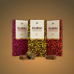 ZYN Dubai Chocolade – Volle melkcollectie · Geassorteerde doos van 30 stuks