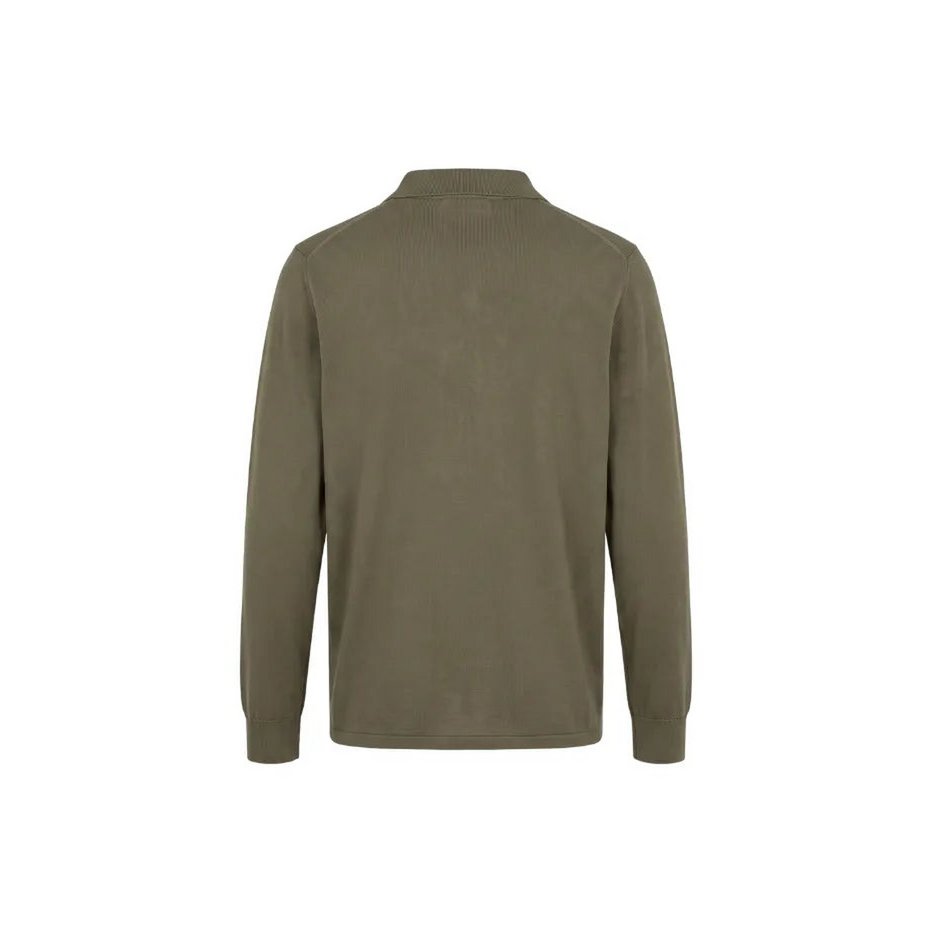 Polo Camo Green 180g Fine Piqué Cotone Made in Italy | Horda
