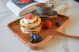 Handmade Tableware - Appetizer Serving Tray 26x20 cm - Eco-friendly - Khaya Wood