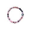 Damenarmband Zebra Jaspis 6 mm mit Ying Yang Kraal