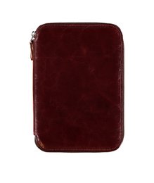 Custodia da viaggio in pelle Lena - rosso bordeaux