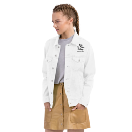 Unisex denim jacket The Rebel Girl in Me will never die
