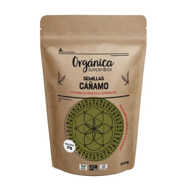 Økologiske hampfrø -400g