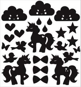 Static stickers - Unicorn