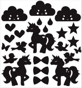 Static stickers - Unicorn