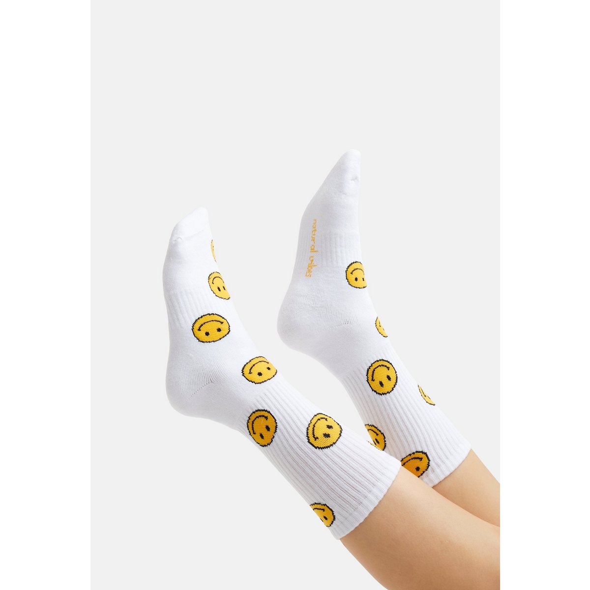 Organic socks gift set Smile, 2-pack - 2 pairs of colorful socks with smileys