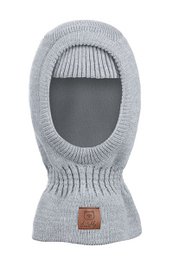 Sturmhaube für Kinder FLORA HELLGRAU