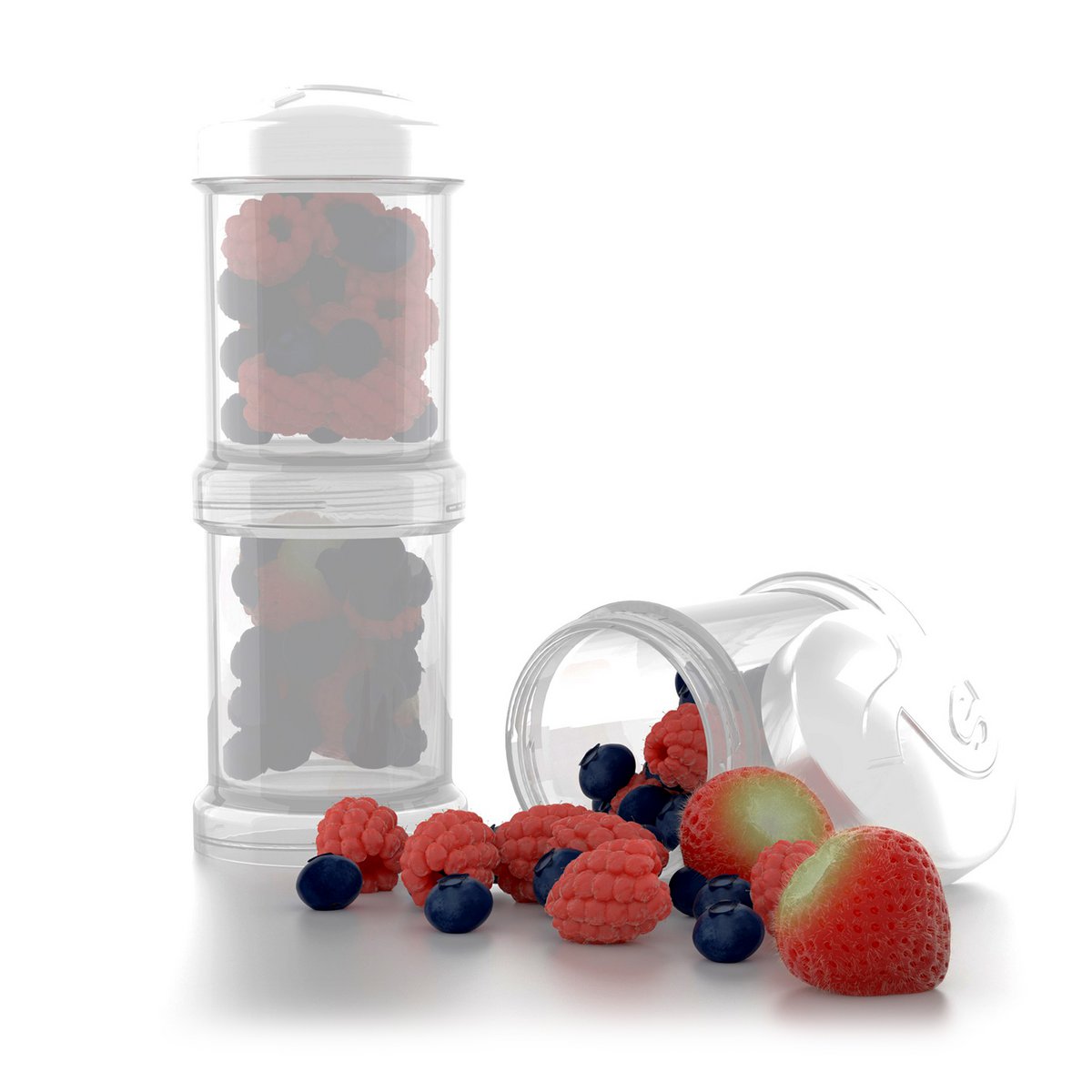 Container 2X100ml white