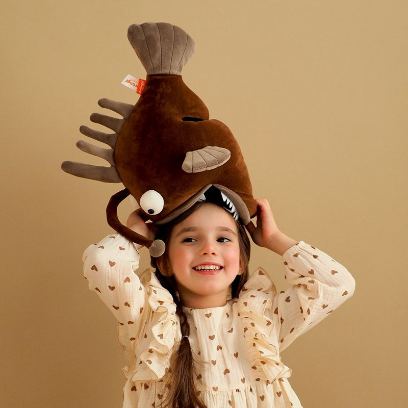 Plush toy, Ocean, Brown Anglerfish 35cm 
