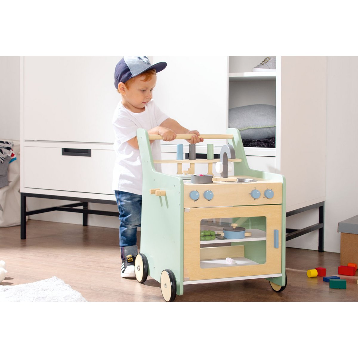 Children´s kitchen „Kalle”, green