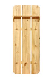 Wandgarderobe mit 6 Haken und 1 Ablage