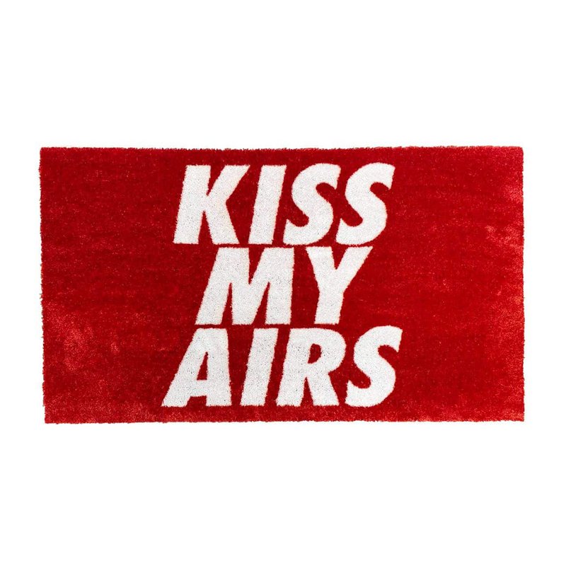 Sneaker alfombra / felpudo - Kiss my airs - Rojo