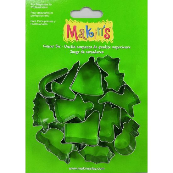 Stainless Steel Cutter Christmas 12 PC Set
