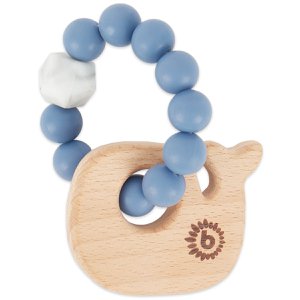 Bite Ring Whale met siliconenketen