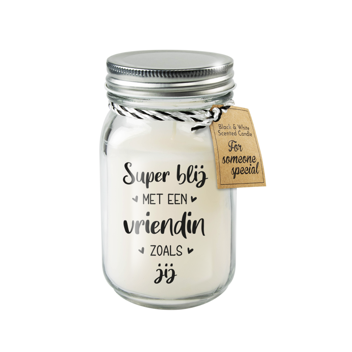 Black & White scented candles - Vriendin