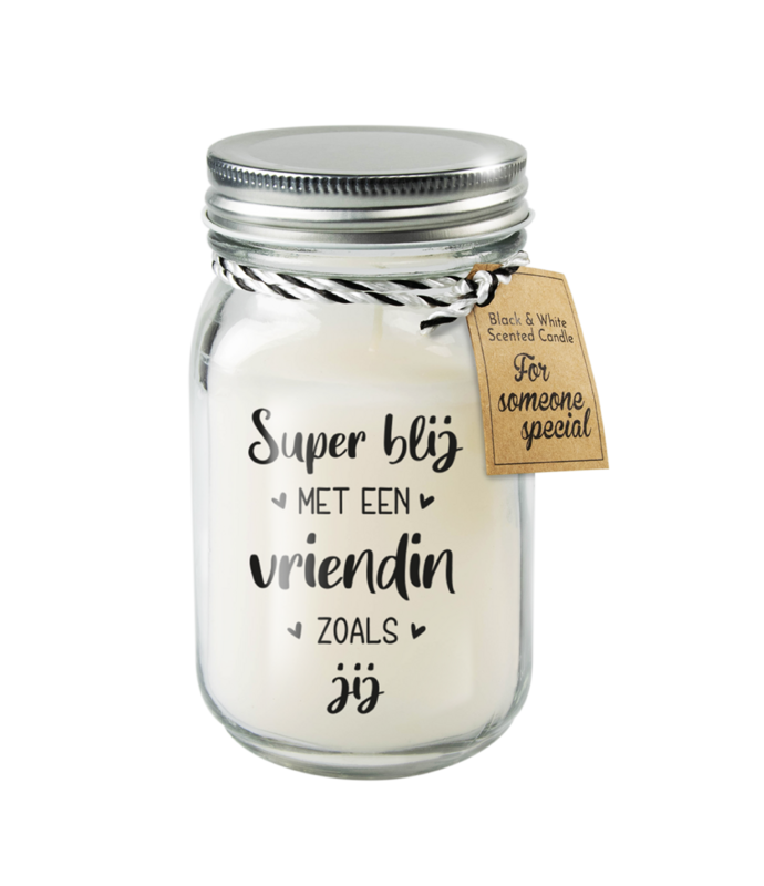 Black & White scented candles - Vriendin