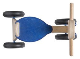 Van Dijk Toys Berken Houten Balance Bike From 1 Year - Blue (Childcare Quality)