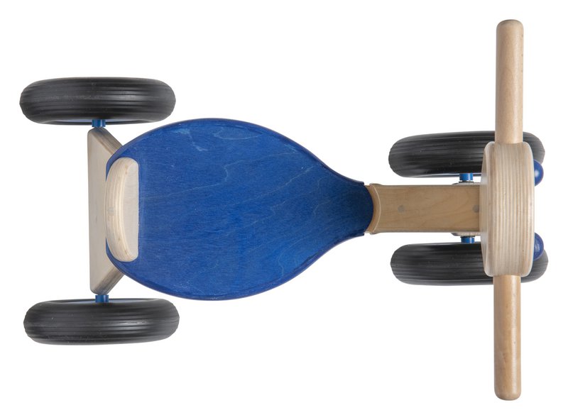 Van Dijk Toys Berken Houten Balance Bike From 1 Year - Blue (Childcare Quality)