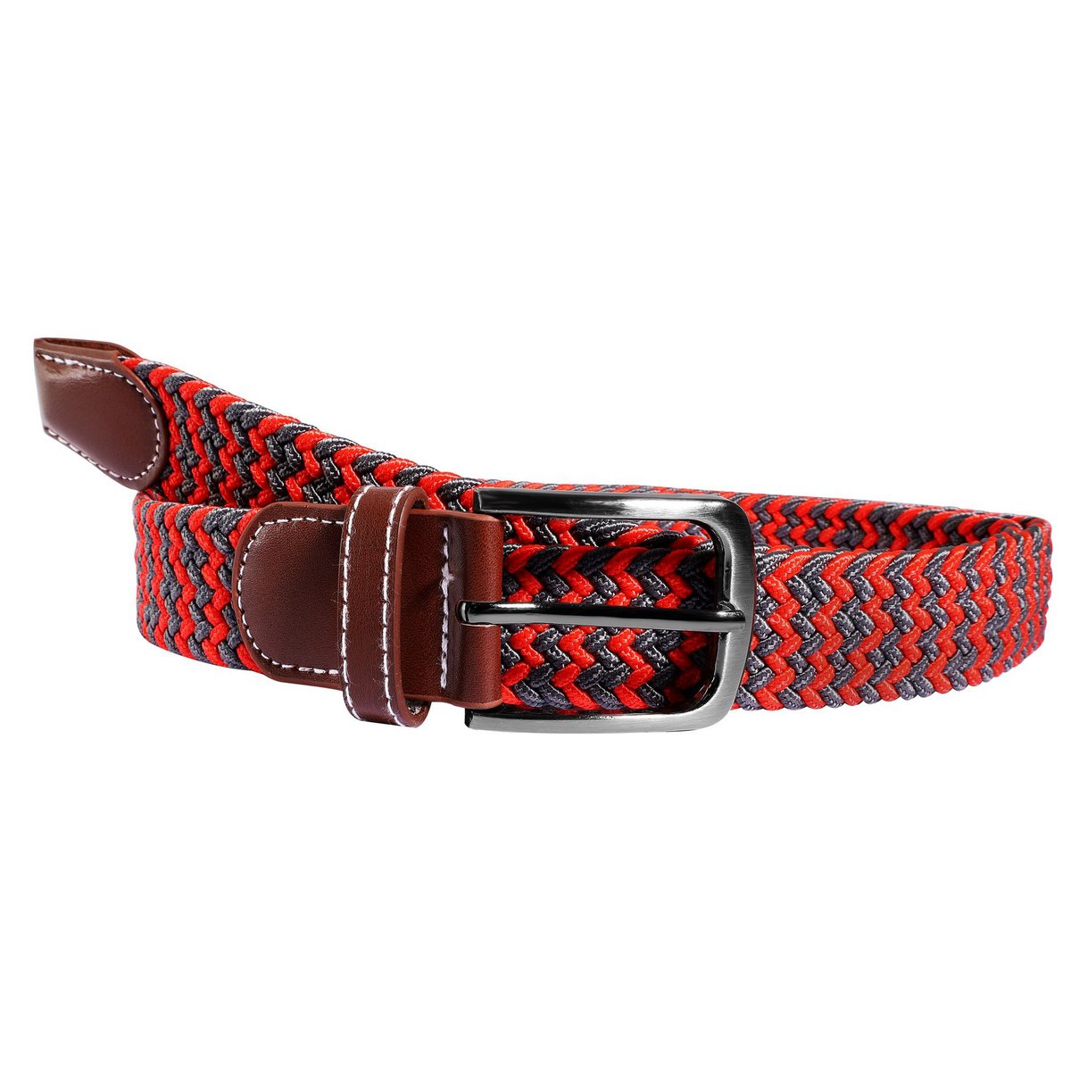 Braided belt made of textile, size 100cm (S)