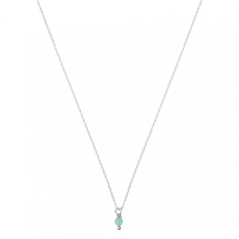 Collar de piedras preciosas del signo del zodíaco Libra