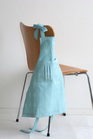 Olli children's apron Blue