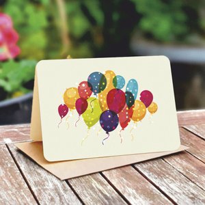 Dubbele kaart naturel papier 5102