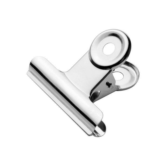 Bulldog klem Westcott 40,3x10mm metaal zilver 10st.