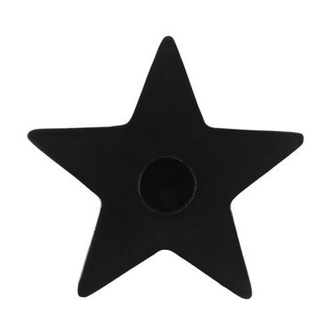 Black Star Spell Candle Holder